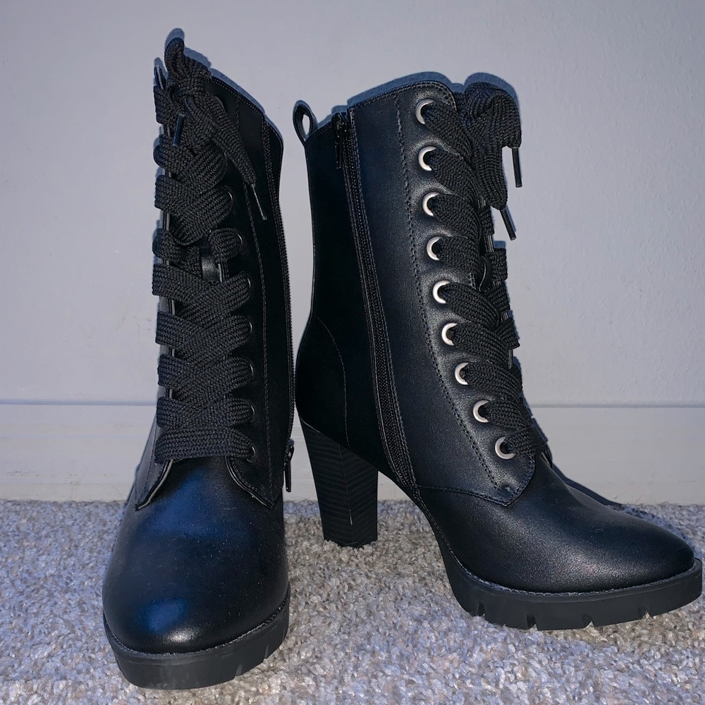 Never worn black boots
